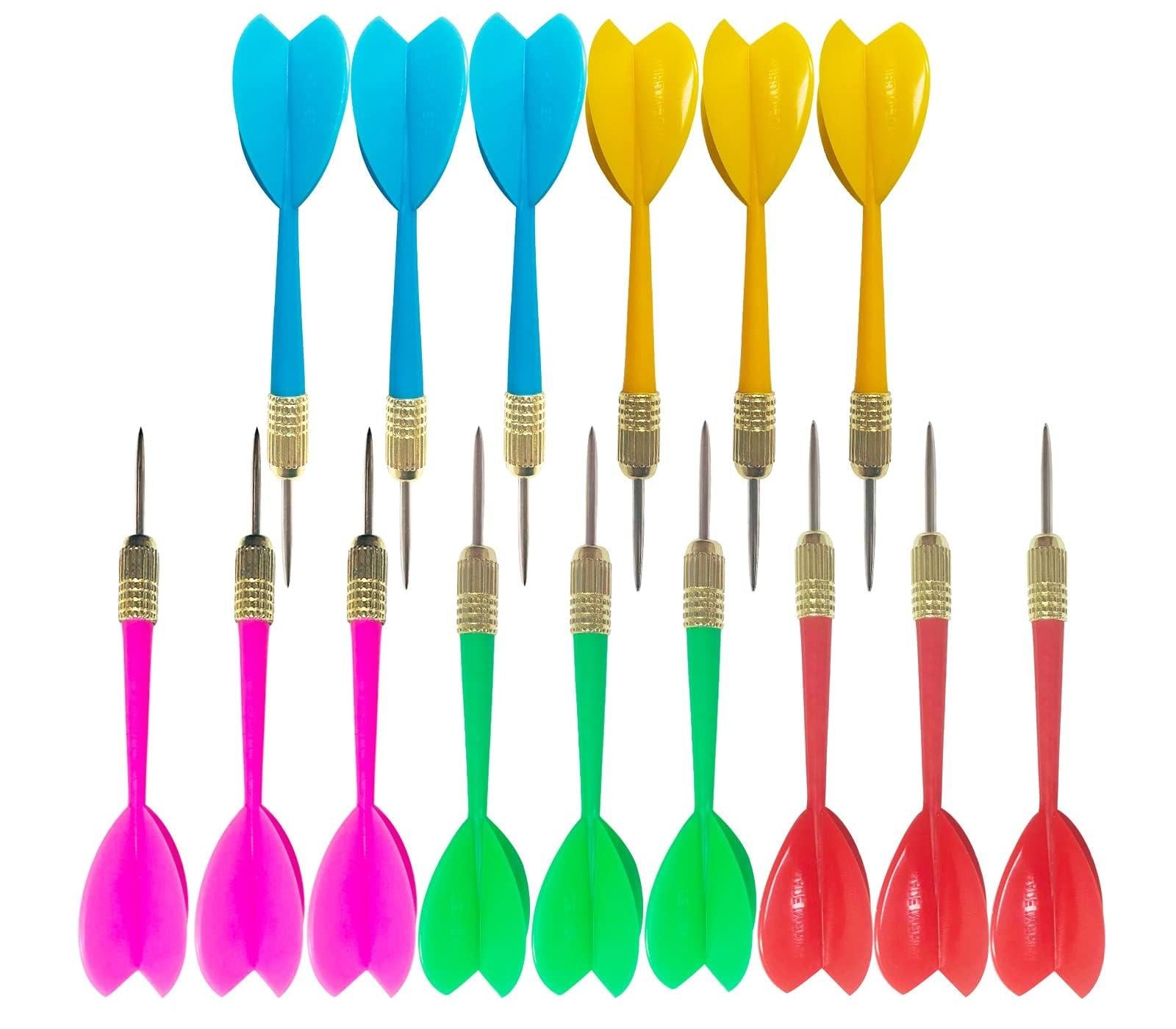 delendo BBstep Steel Tip Dart Colorful Dart 15pcs 6g Assorted Color