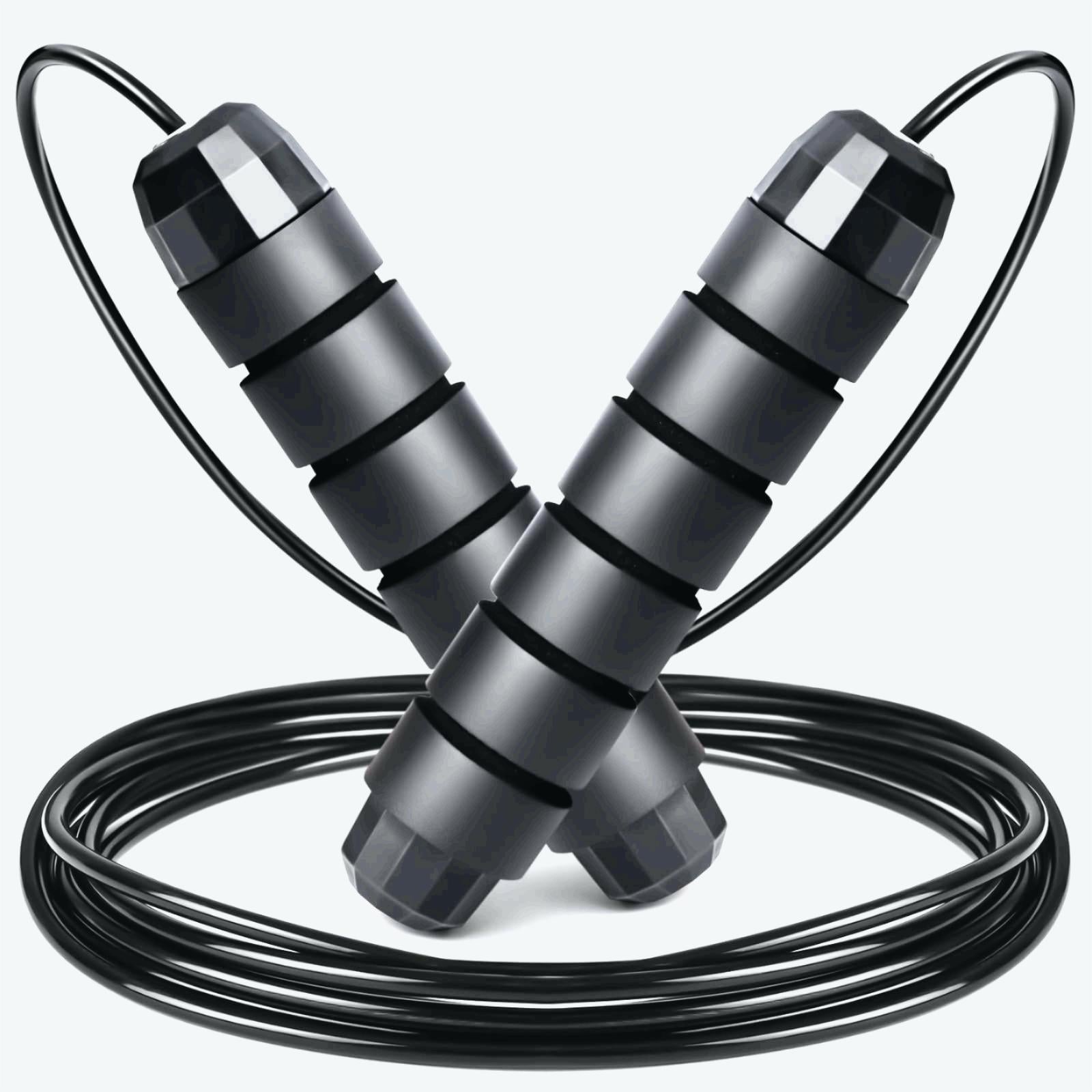 delendo Adjustable Jump Rope with Foam Handles for Fitness, Home Exercise & Slim Body