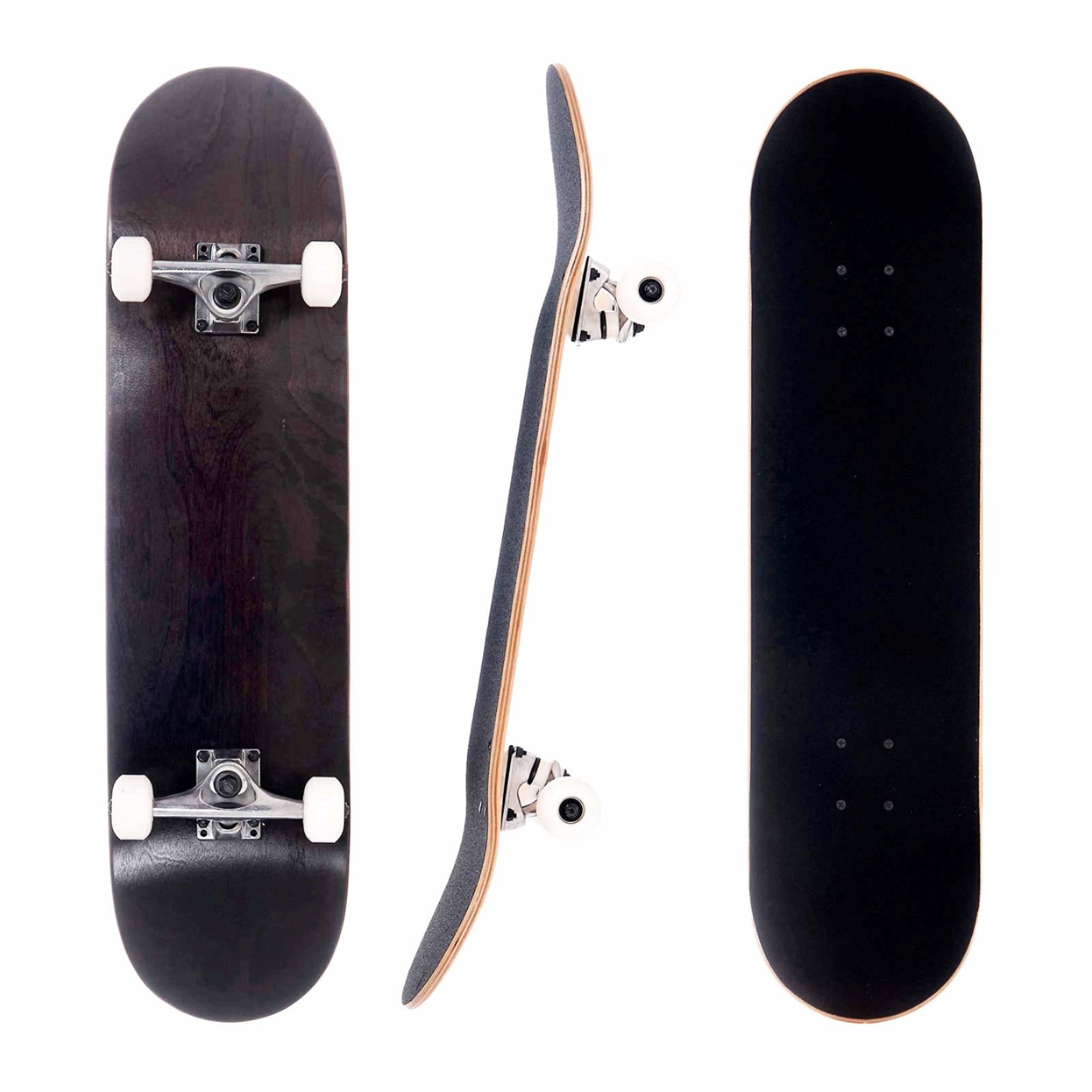 delendo Double Kick Concave Standard and Tricks Skateboards for Kids and Beginners