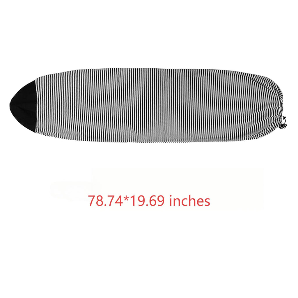 delendo Surfboard Sock Cover for Longboard Paddleboard Surf Board Sup Paddle Board,  Foot Quick Dry Stretch Surfboard Bag Sleeve with Drawstring Closure