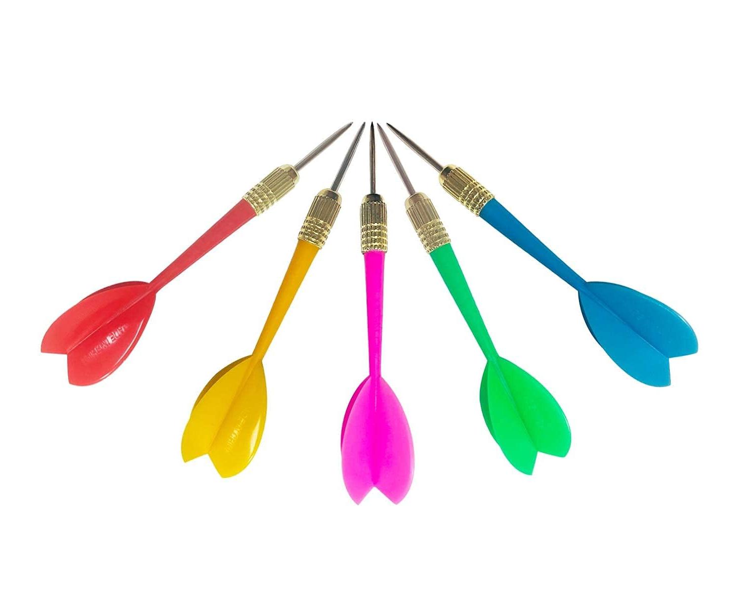 delendo BBstep Steel Tip Dart Colorful Dart 15pcs 6g Assorted Color