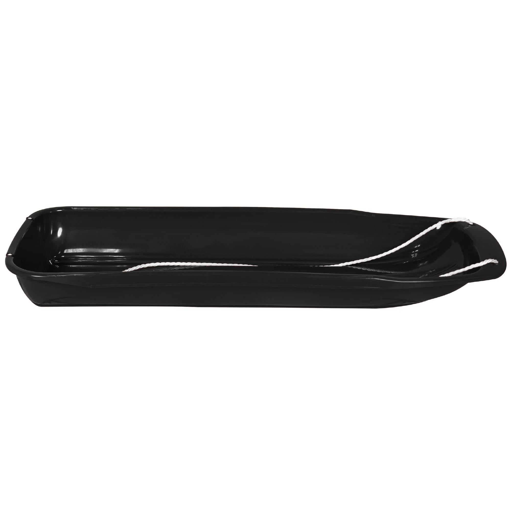 delendo 48in Kids Plastic Toboggan Snow Sled with Pull Rope